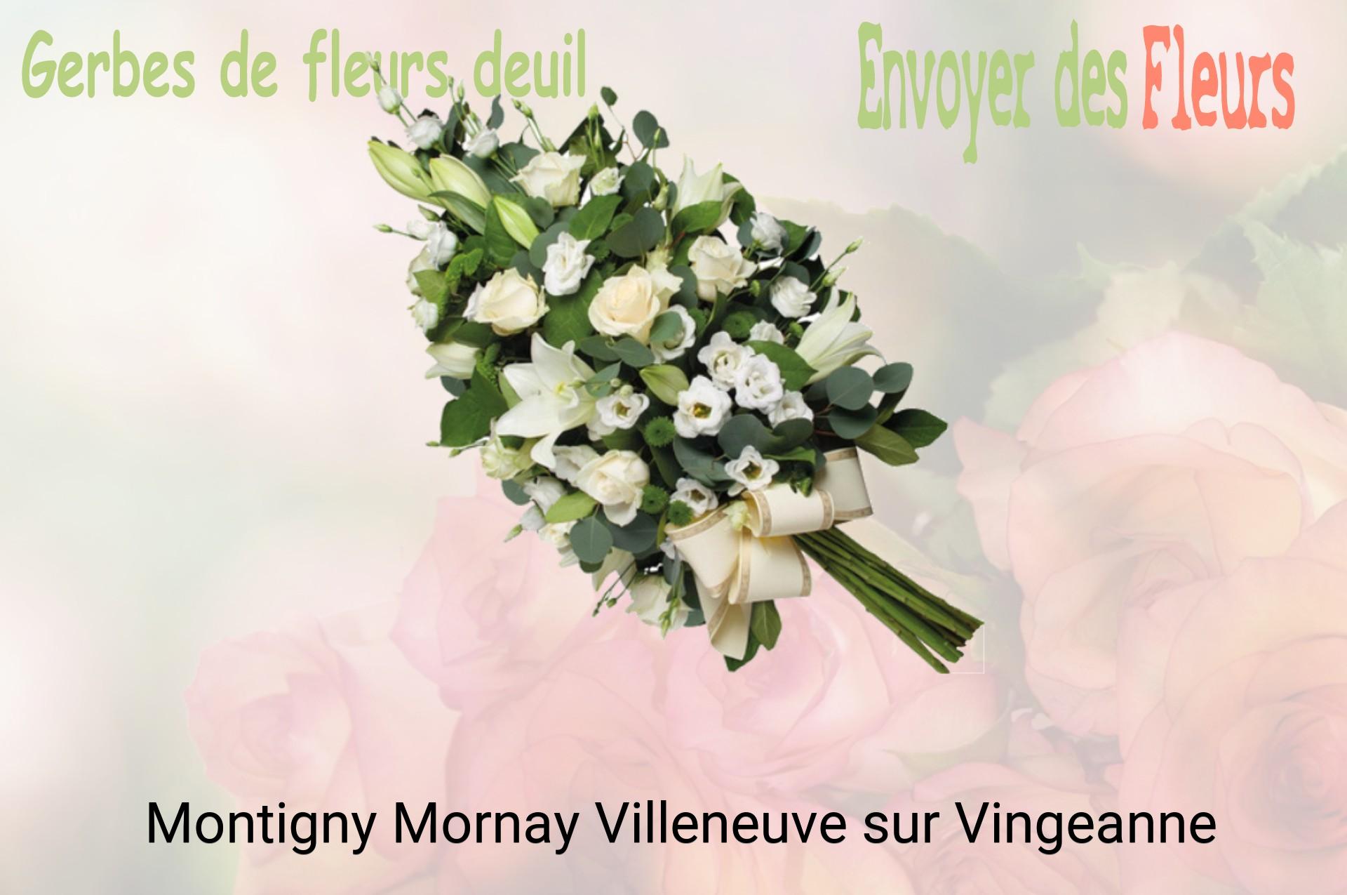 Gerbe de fleurs de deuil livrée à Montigny-Mornay-Villeneuve-sur-Vingeanne